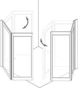 MOD 9 Half Height Shower Doors - Adaptation Supplies