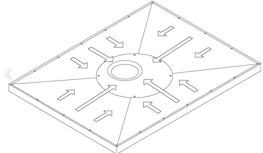 Impey Level-Dec Easyfit Wetroom Floor Former Tray