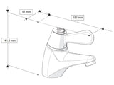 AKW TMV3 Thermostatic Mixer Tap - Adaptation Supplies