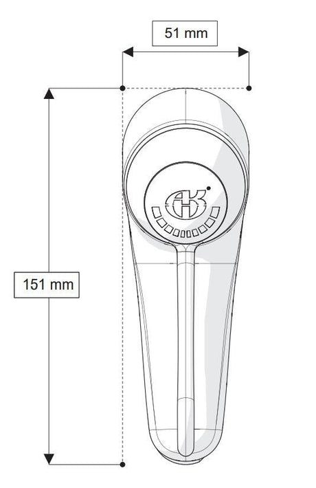 AKW TMV3 Thermostatic Mixer Tap - Adaptation Supplies