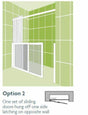 Impey Option 2 750mm High Shower Screens - Adaptation Supplies Ltd