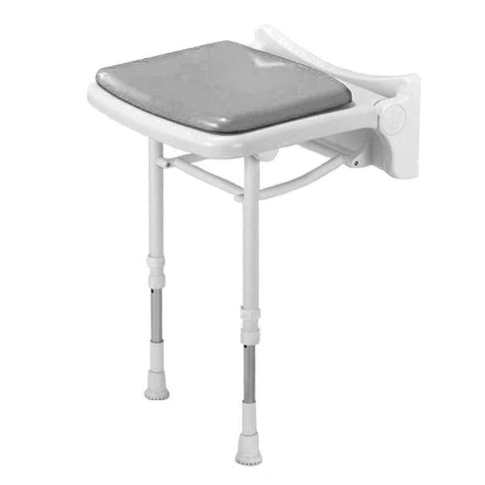 Buy Akw Series 2000 Compact Fold Up Shower Seat In Grey Or Blue Online